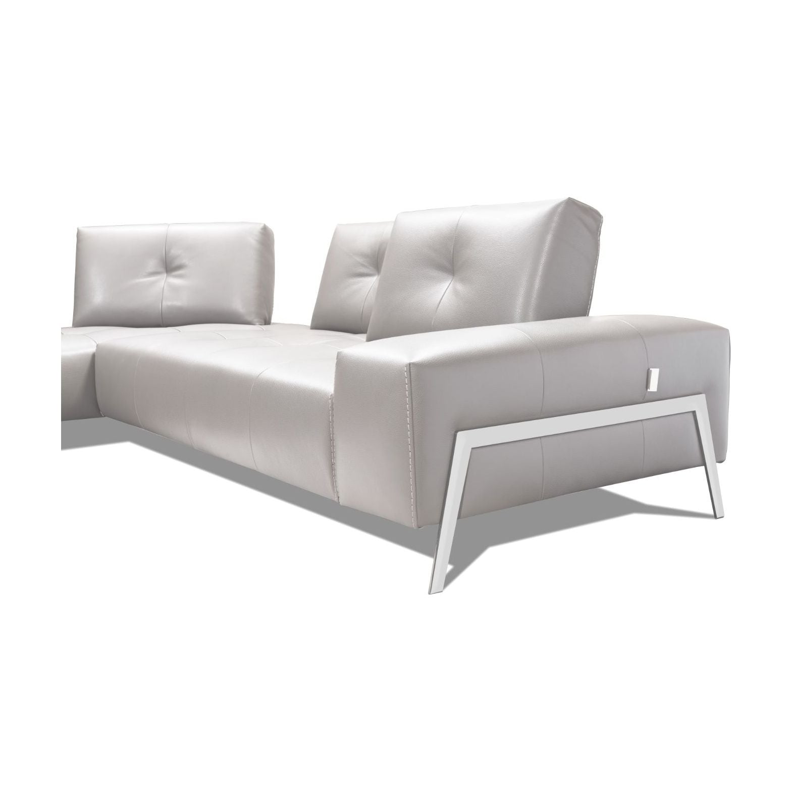 I763 Sectional RHF Chaise in Light Grey jnmfurniture Sectionals Sectionals 17477-RHFC