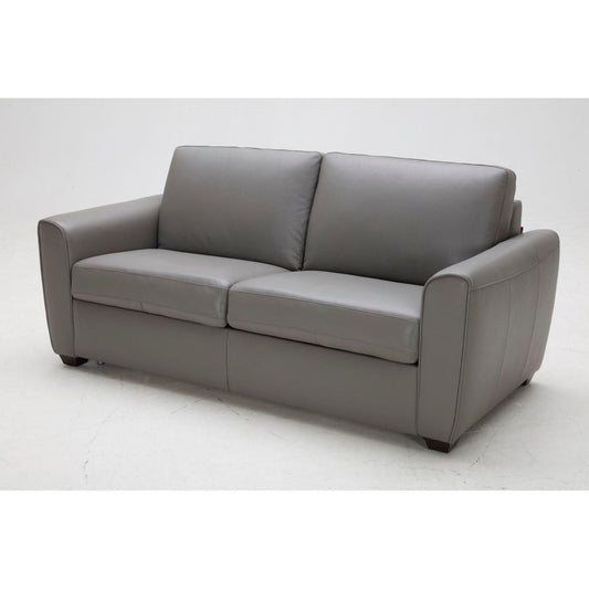 Jasper Sofa Bed in Grey Leather jnmfurniture Sofas 18234