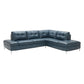 Leonardo Blue in Right Hand Facing jnmfurniture Sectionals 18995-RHFC