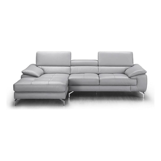 Liam Premium Leather Sectional in Left Hand Facing Chaise jnmfurniture Sectionals Sectionals 18273-LHFC