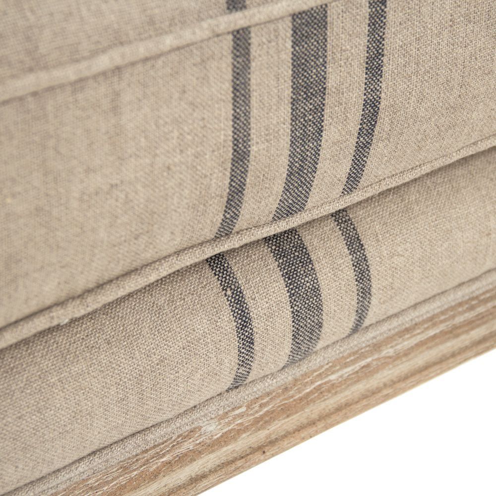 Louis Club Chair Zentique Chairs & Seating B007 E272 A033 Blue Stripe