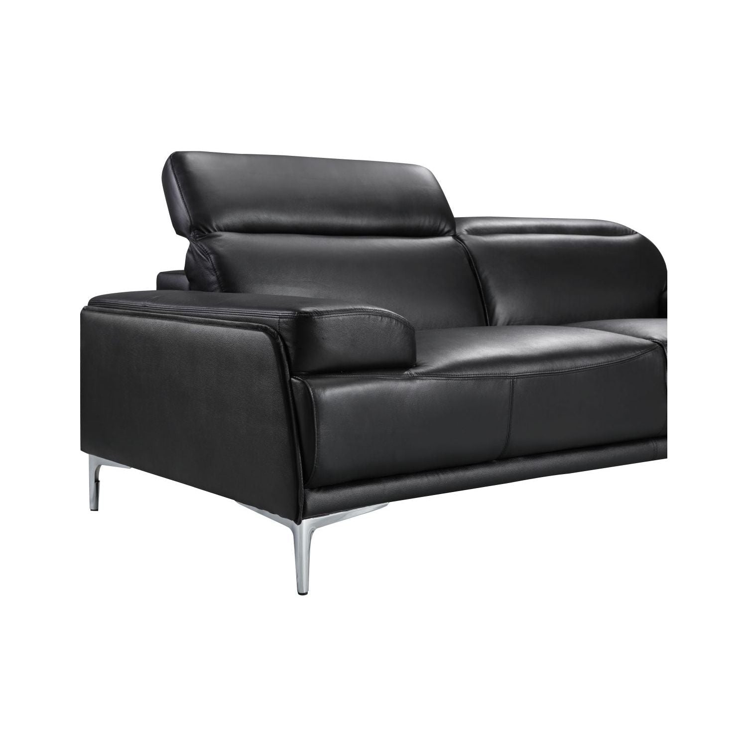 Nicolo Love Seat in Black jnmfurniture Loveseats 18982-L