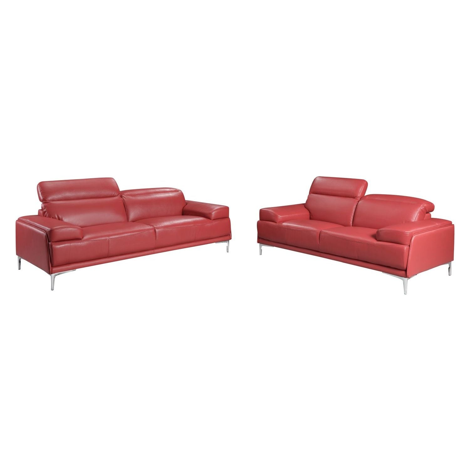 Nicolo Love Seat in Red jnmfurniture Loveseats 18981-L