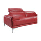 Nicolo Love Seat in Red jnmfurniture Loveseats 18981-L