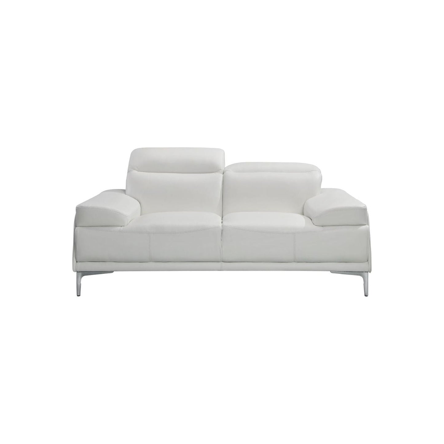 Nicolo Love Seat in White jnmfurniture Loveseats 18984-L