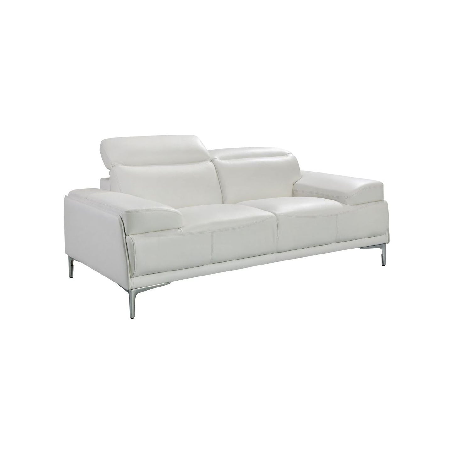 Nicolo Love Seat in White jnmfurniture Loveseats 18984-L