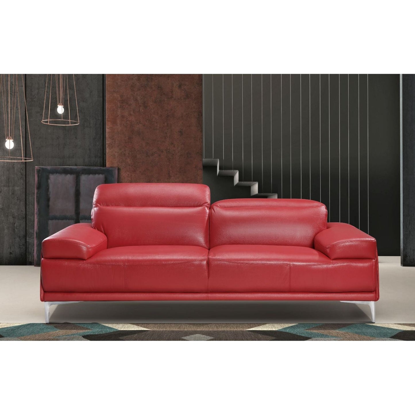 Nicolo Sofa in Red jnmfurniture Sofas 18981-S