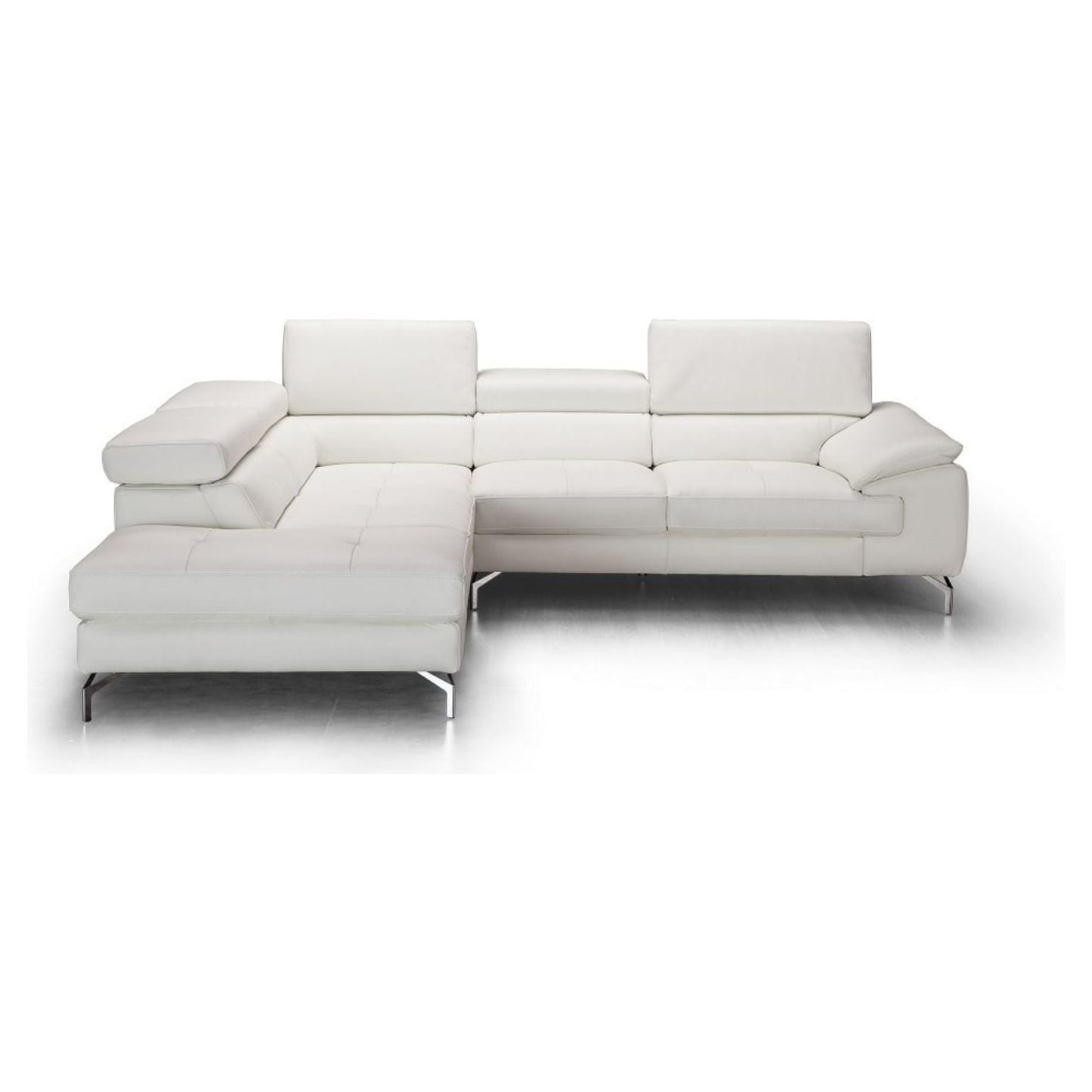 Nila Premium Leather Sectional In Left Facing Chaise jnmfurniture Sectionals Sectionals 18274-LHFC