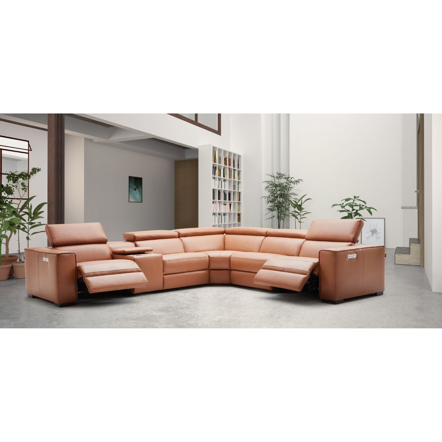 Picasso Motion Sectional in Caramel jnmfurniture Sectionals 18865-C