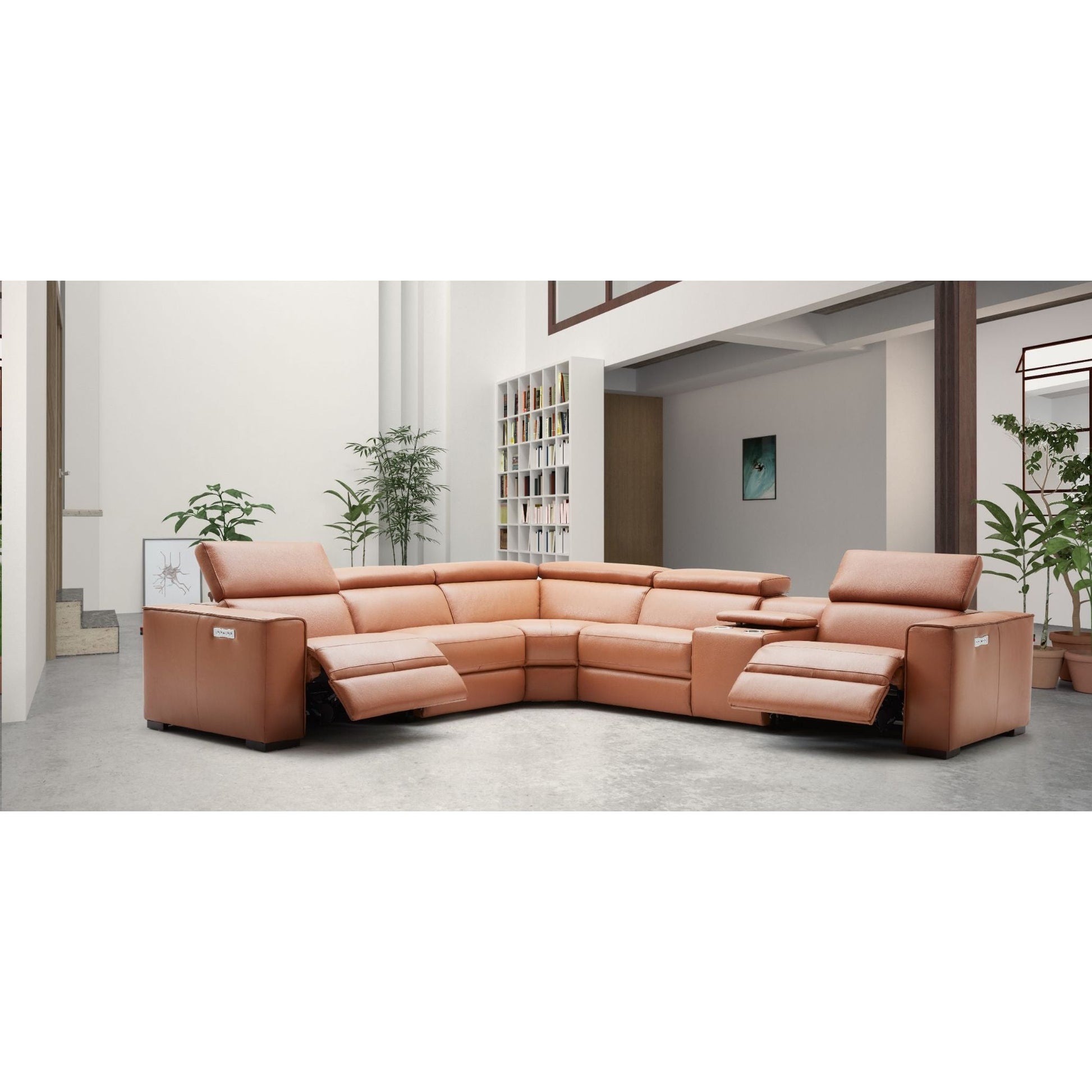 Picasso Motion Sectional in Caramel jnmfurniture Sectionals 18865-C