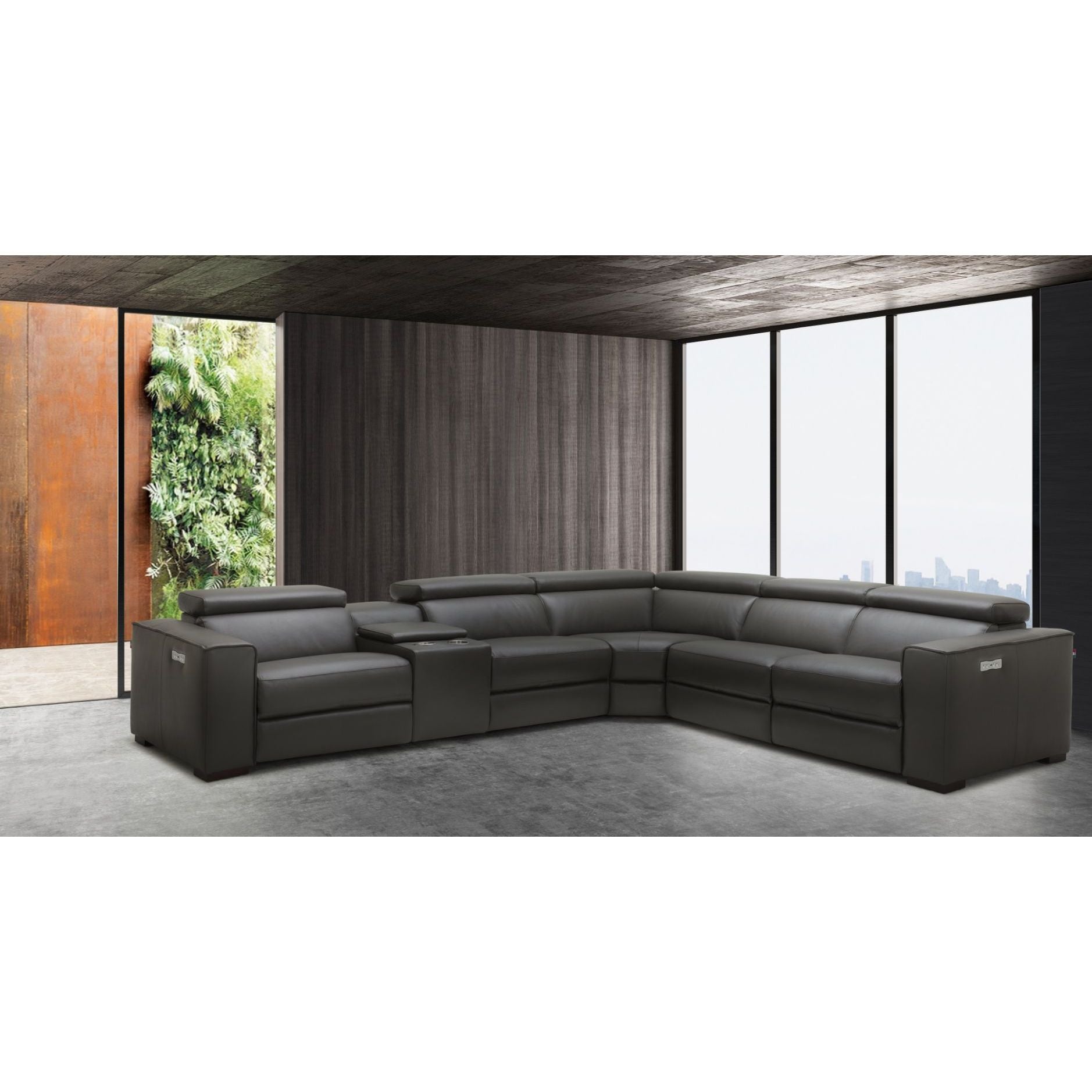 Picasso Motion Sectional in Dark Grey jnmfurniture Sectionals 18865-DG