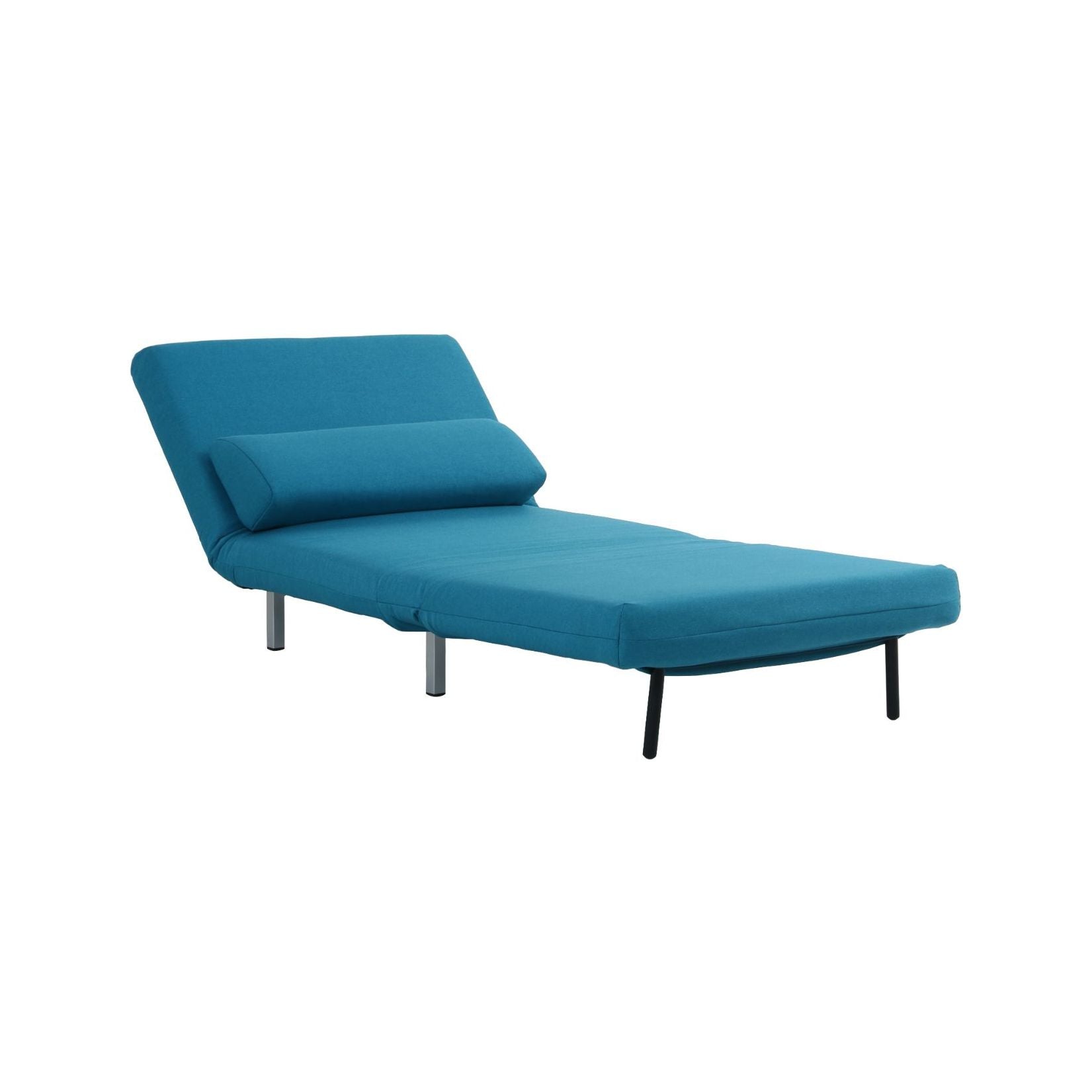 Premium Chair Bed LK06-1 in Teal Fabric jnmfurniture Chairs & Seating 177601