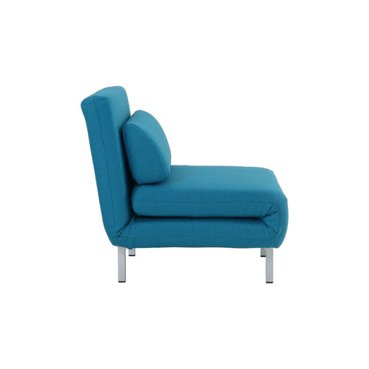 Premium Chair Bed LK06-1 in Teal Fabric jnmfurniture Chairs & Seating 177601