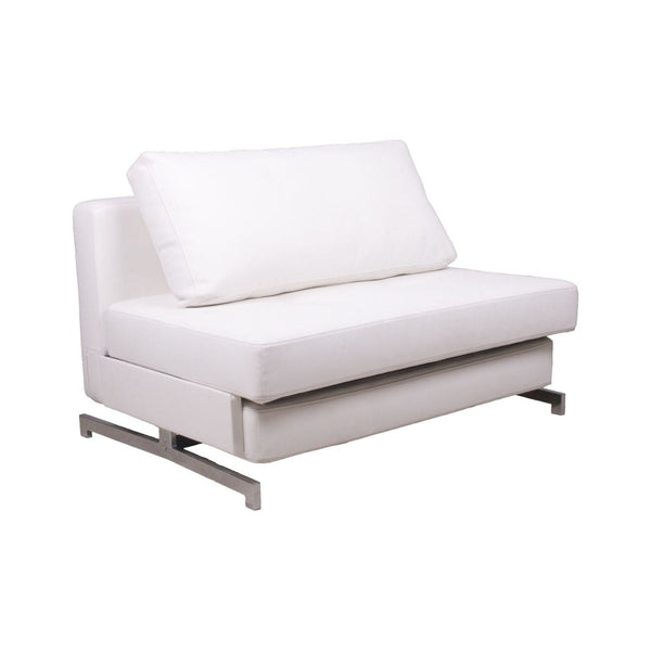 Premium Sofa Bed K43-1 in White Leatherette jnmfurniture Sofas 176013-W