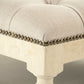 Square Tufted Ottoman Zentique Ottomans & Poufs CFH136-Z 309 A003