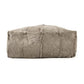 Tibetan Goat Fur Ottoman Zentique Ottomans & Poufs ZTGP-light grey