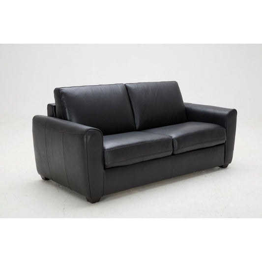 Ventura Sofa Bed in Black Leather jnmfurniture Sofas 18232