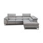 Viola Premium Leather Sectional in Right Hand Facing Chaise jnmfurniture Sectionals Sectionals 18235-RHFC