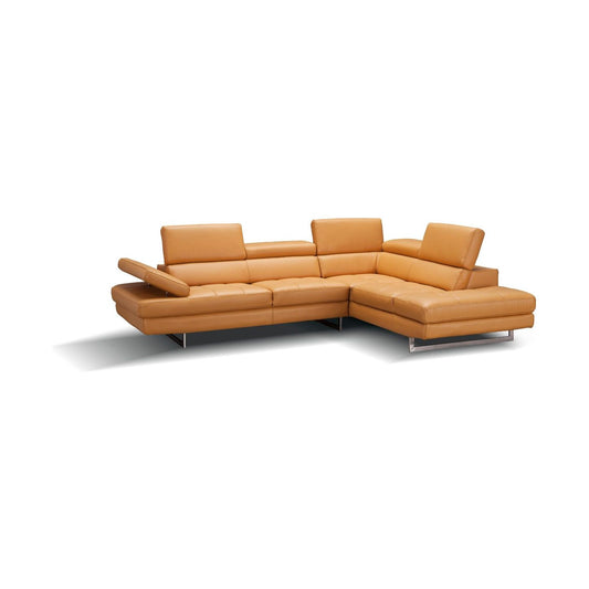 A761 Italian Leather Sectional Freesia In Right Hand Facing jnmfurniture Sectionals 178555-RHFC