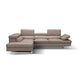 A761 Italian Leather Sectional Peanut In Left hand Facing jnmfurniture Sectionals 1785523-LHFC