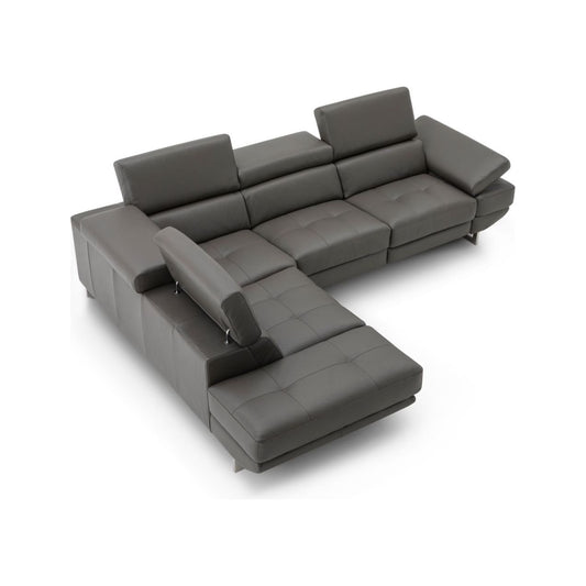 Annalaise LHF Chaise Dark Grey jnmfurniture Sectionals 19933-LHFC