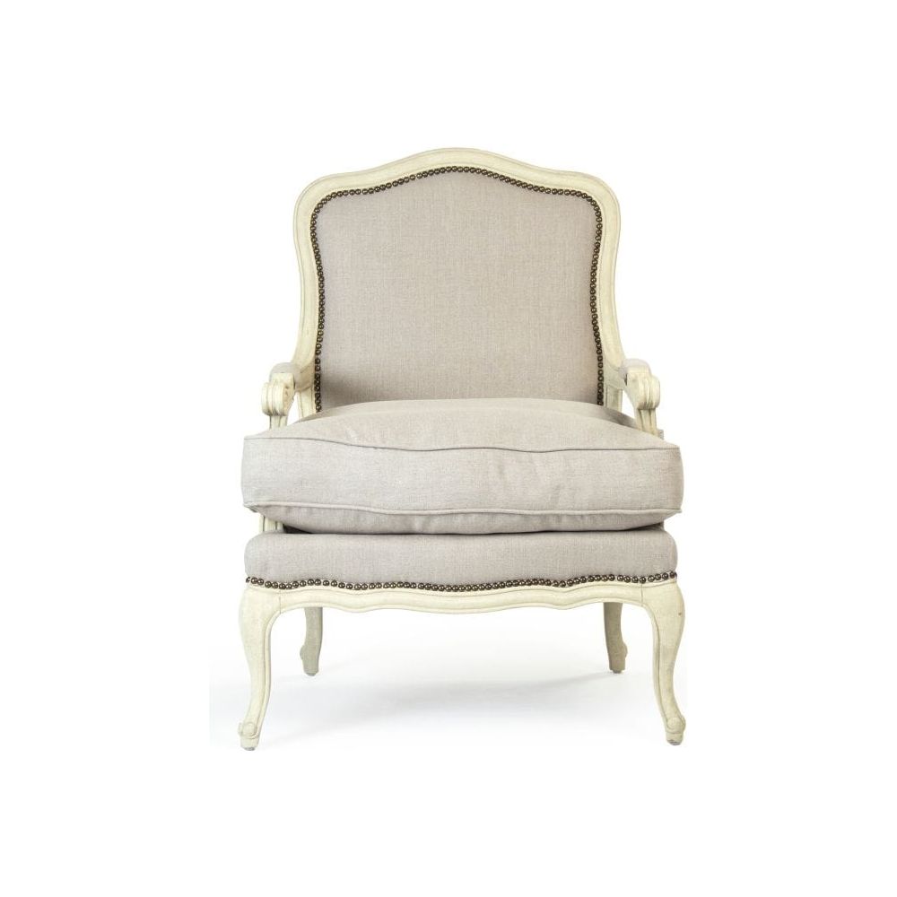 Bastille Love Chair Zentique Chairs & Seating CFH004 309 A003 w/ Nailhead