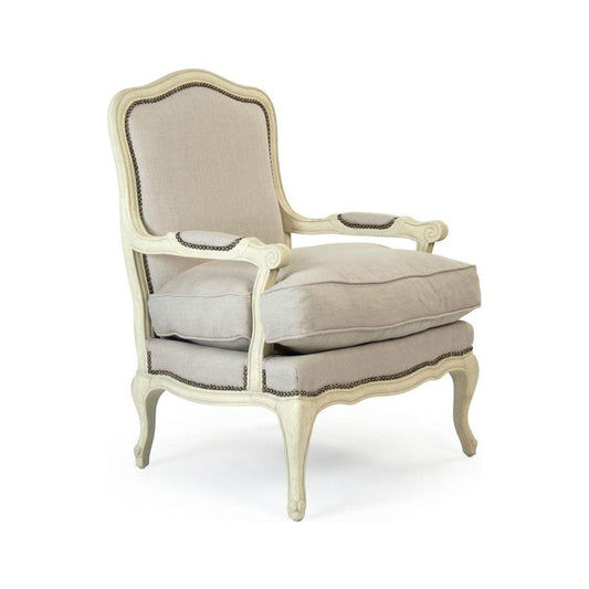 Bastille Love Chair Zentique Chairs & Seating CFH004 309 A003 w/ Nailhead