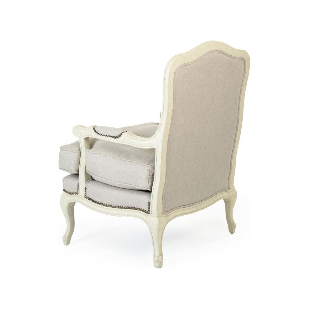 Bastille Love Chair Zentique Chairs & Seating CFH004 309 A003 w/ Nailhead