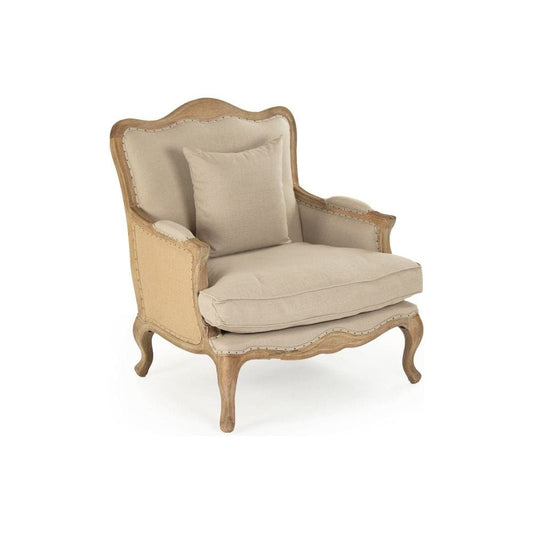 Belmont Club Chair Zentique Chairs & Seating CFH111 E272 A003/Jute