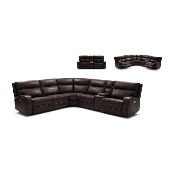 Cozy Motion Sectional In Chocolate jnmfurniture Sectionals 18476-CH