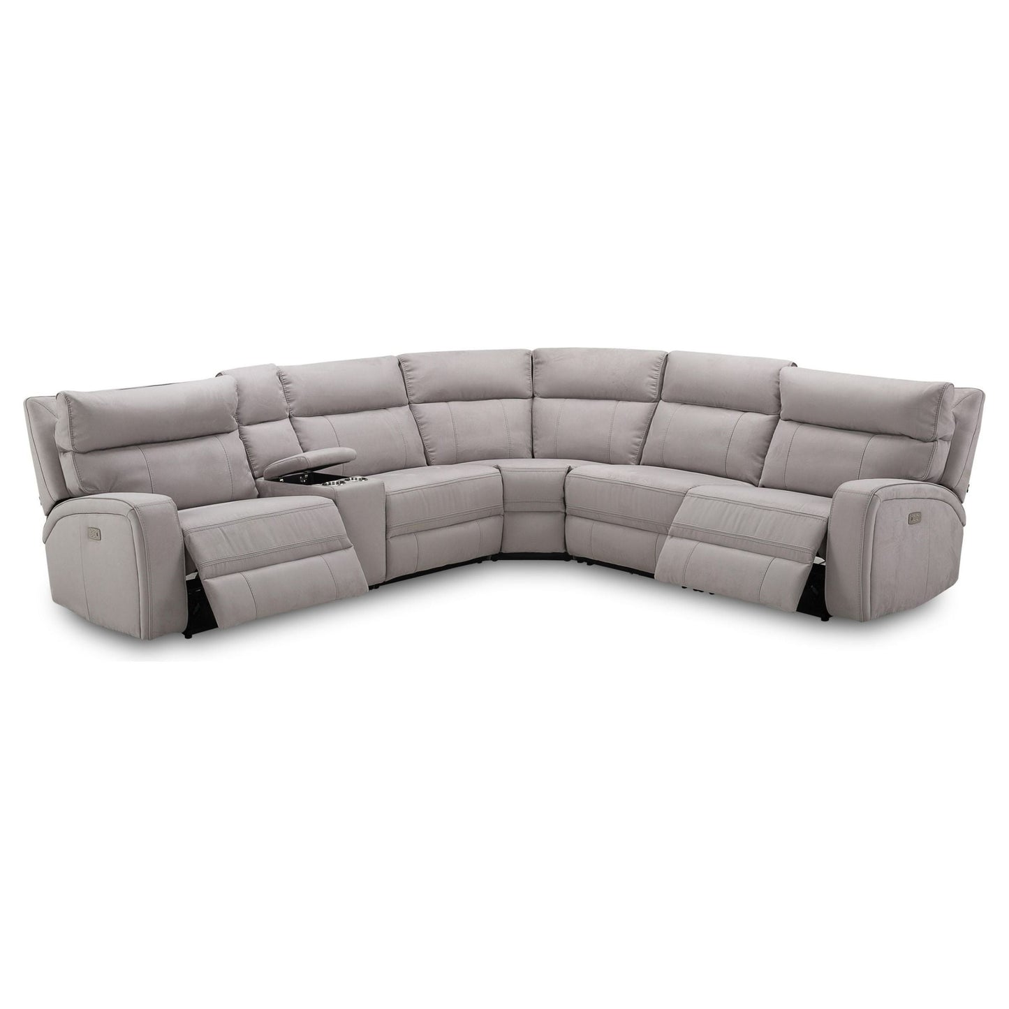 Cozy Motion Sectional In Moonshine jnmfurniture Sectionals 184762-MS