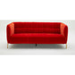 Deco Sofa in Pumpkin Fabric jnmfurniture Sofas 17663-P-S