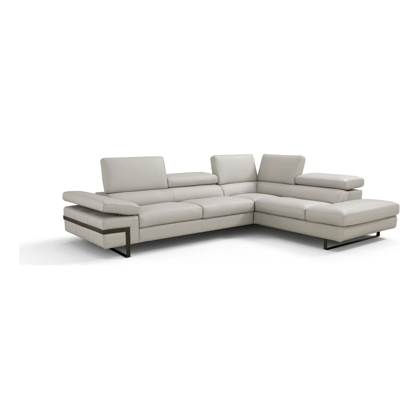 I867 Left Hand Facing Chaise in Right Grey jnmfurniture Sectionals 17774-RHFC