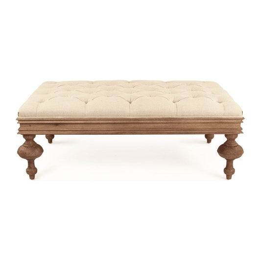 Lara Tufted Ottoman Zentique Ottomans & Poufs CT508-Z E272 A003