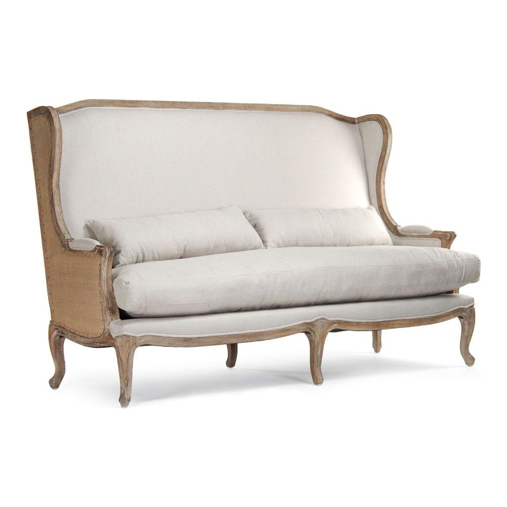 Leon Sofa Zentique Sofas CFH186-3 E272 A003 Jute