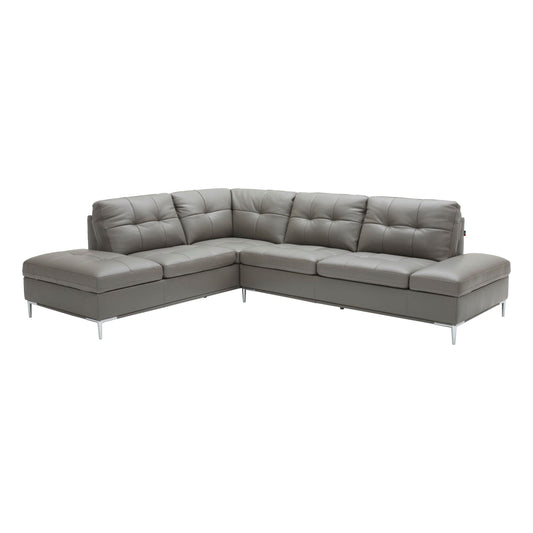 Leonardo Grey in Left Hand Facing jnmfurniture Sectionals 18996-LHFC