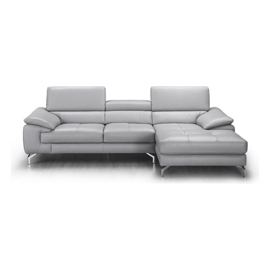 Liam Premium Leather Sectional in Left Hand Facing Chaise jnmfurniture Sectionals Sectionals 18273-RHFC