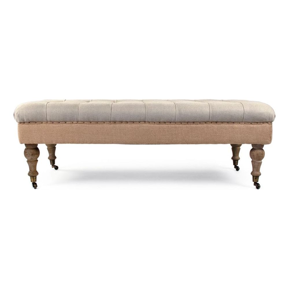 Maison Tufted Ottoman Zentique Ottomans & Poufs CF056-Z E272 A003/Jute REC