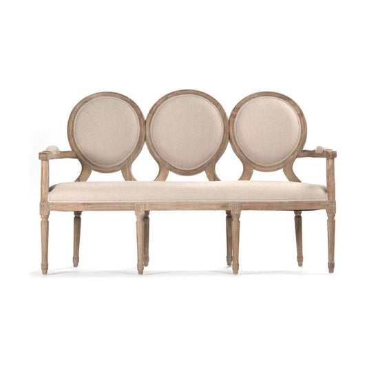 Medallion Settee Zentique Settee B009-3 E272 A003