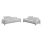 Nicolo Love Seat in White jnmfurniture Loveseats 18984-L