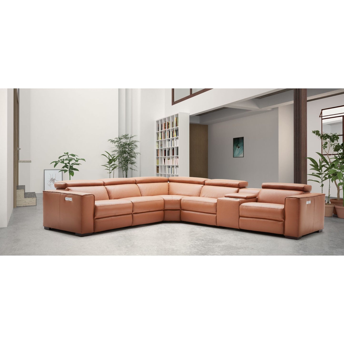 Picasso Motion Sectional in Caramel jnmfurniture Sectionals 18865-C