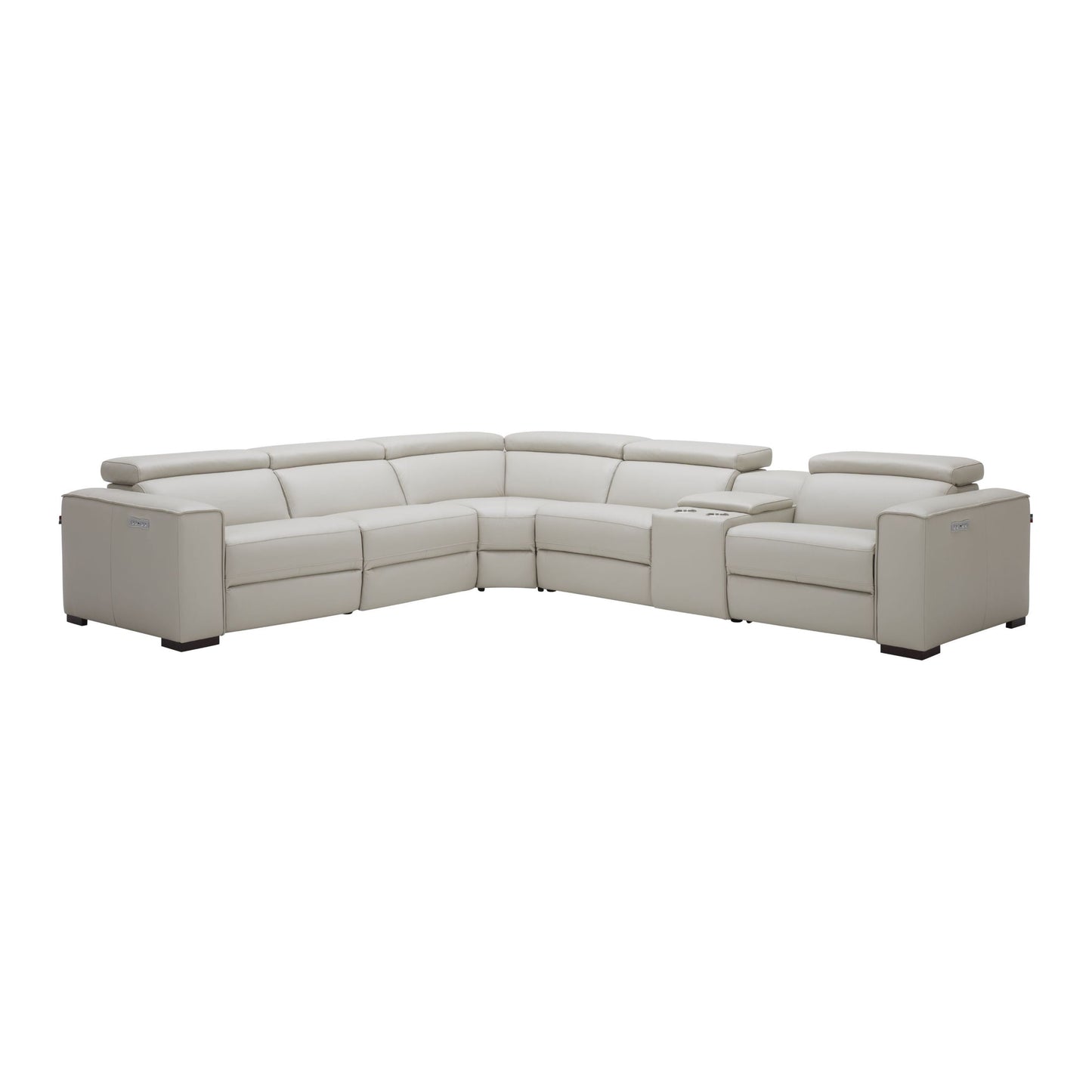 Picasso Motion Sectional in Silver Grey jnmfurniture Sectionals 18865-SG