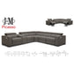 Picasso Motion Sectional in Silver Grey jnmfurniture Sectionals 18865-SG