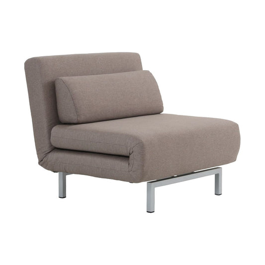 Premium Chair Bed LK06-1 in Beige Fabric jnmfurniture Chairs & Seating 188602