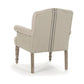 Rana Club Chair Zentique Chairs & Seating CFH132 E272 Blue Stripe