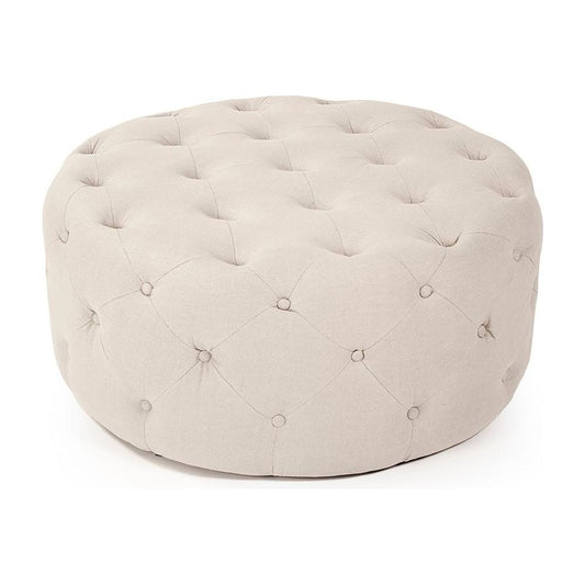 Round Tufted Ottoman Zentique Ottomans & Poufs F204 A003