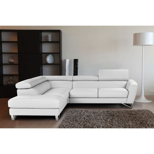 Sparta White Color Left Hand Facing jnmfurniture Sectionals 176911-LHFC-WH