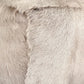 Tibetan Light Grey Goat Fur Pouf Zentique Ottomans & Poufs ZGFC-light grey